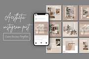 Aesthetic Canva IG Templates, a Social Media Template by Sparklingdesign4 (Thumbnail 1 of 4)