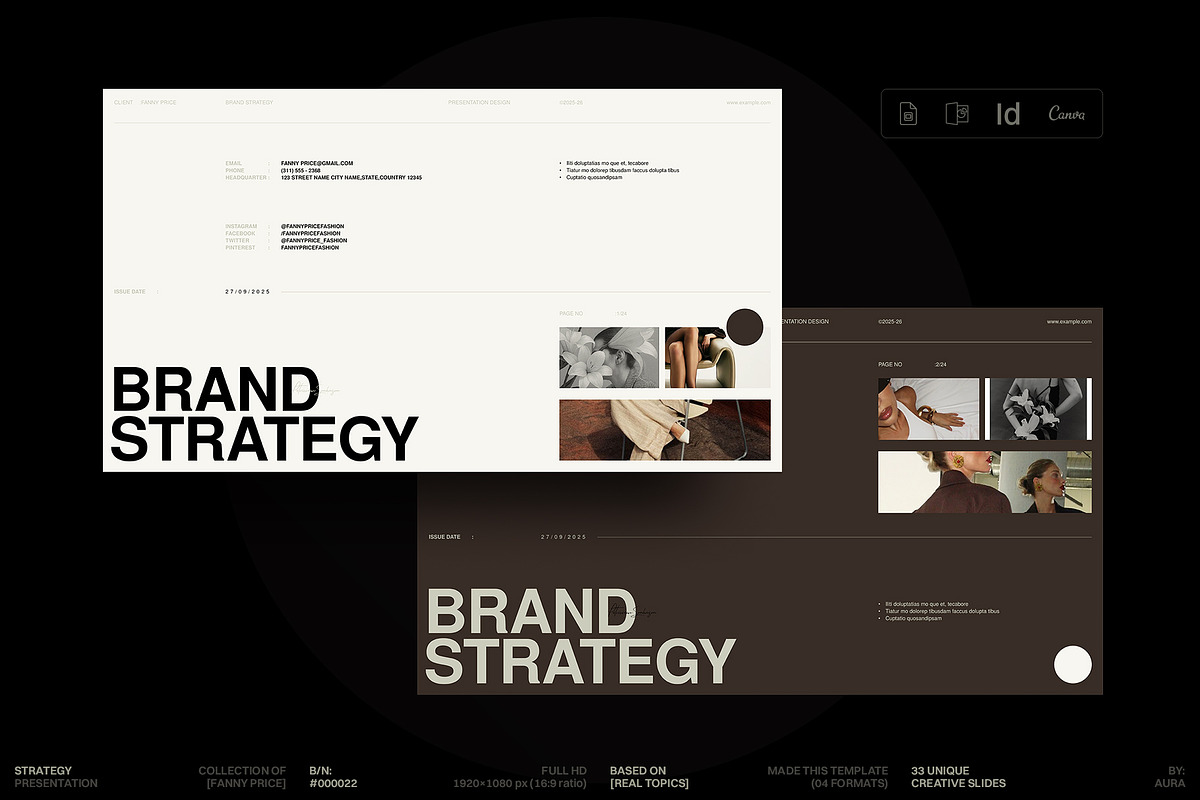 Brand Strategy Presentation Template preview 2