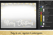 Photo Christmas Card Template | 008, a Card Template by Nifty Template Studio (Thumbnail 11 of 13)