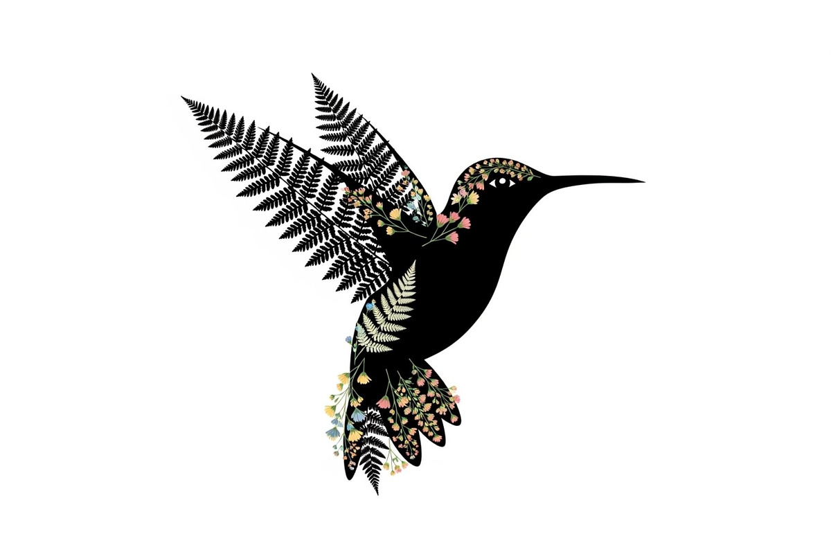 Decorative Floral Hummingbird Bundle, an Illustration by jahid234 (Photo 4 of 31)