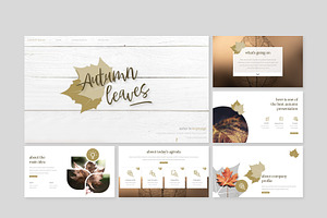 Autumn Leaves - Powerpoint Template