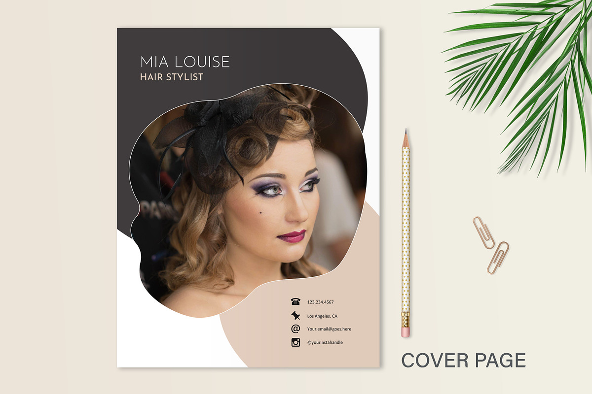Hair Stylist Resume & Portfolio, a Resume Template by Stanin Studio (Photo 4 of 10)