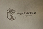 Yoga & Wellness Logo, a Branding & Logo Template by Martin-Jamez (Thumbnail 3 of 4)