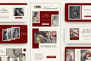 Email Marketing Newsletter Template, an Email Template by Branding Babe Co.