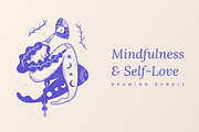 Mindfulness Illustrations 12 Pack, a Person Illustration by Luna Studio (Thumbnail 10 of 10)