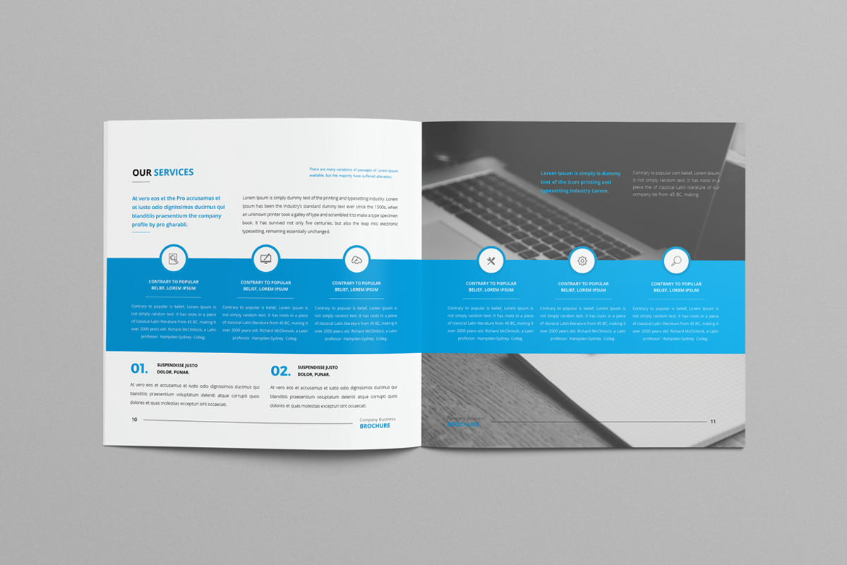 Clean & Modern Brochure | 3 Sizes, a Brochure Template by Pro-Gh (Photo 26 of 28)