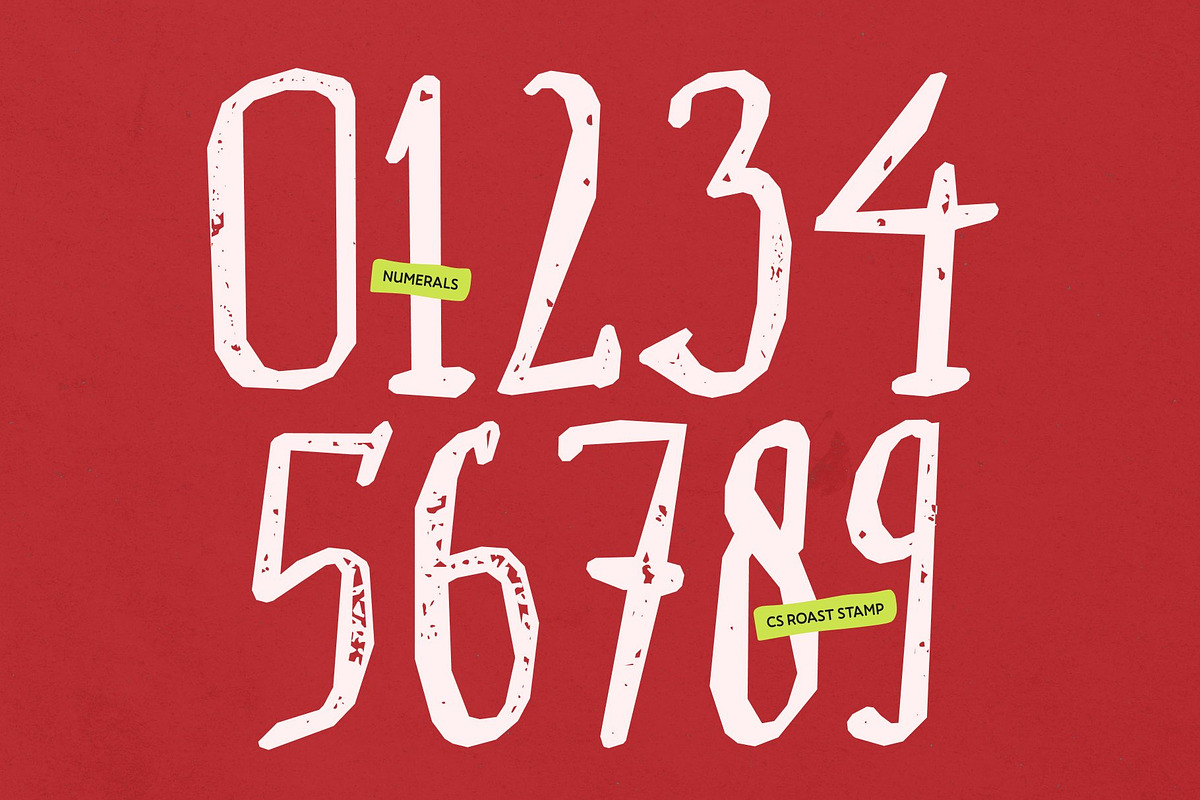 CS Roast Stamp, a Handwritten Font by Craft Supply Co. (Photo 6 of 8)