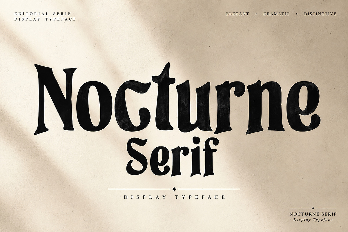 Nocturne Serif, a Serif Font by Wow Magic (Photo 1 of 4)
