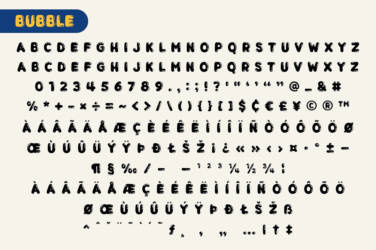 Fox Chubby : 4 Font Styles, a Handwritten Font by Fox7 By Rattana (Photo 10 of 13)