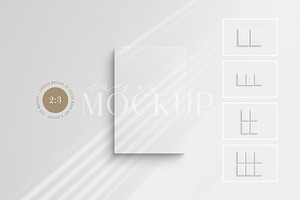 Canvas Mockups 2:3 Vertical