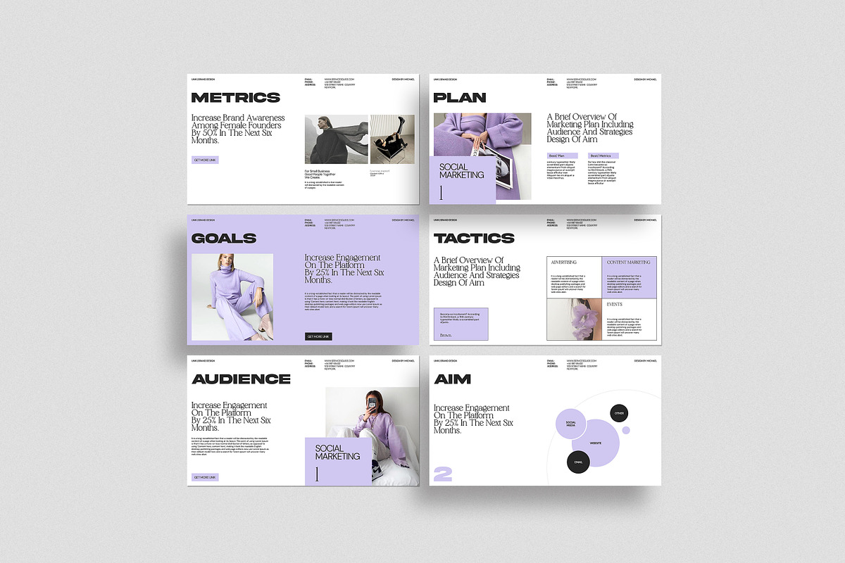 UNIK | Marketing Plan Presentation, a Presentation Template by SlideStock (Photo 4 of 8)