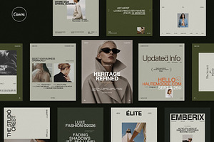 ZAVI | Social Media Kit (I), a Social Media Template by The Aesthetic Studio