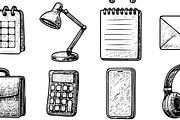Office Icons Set, an Object Graphic by RT Studio (Thumbnail 2 of 4)