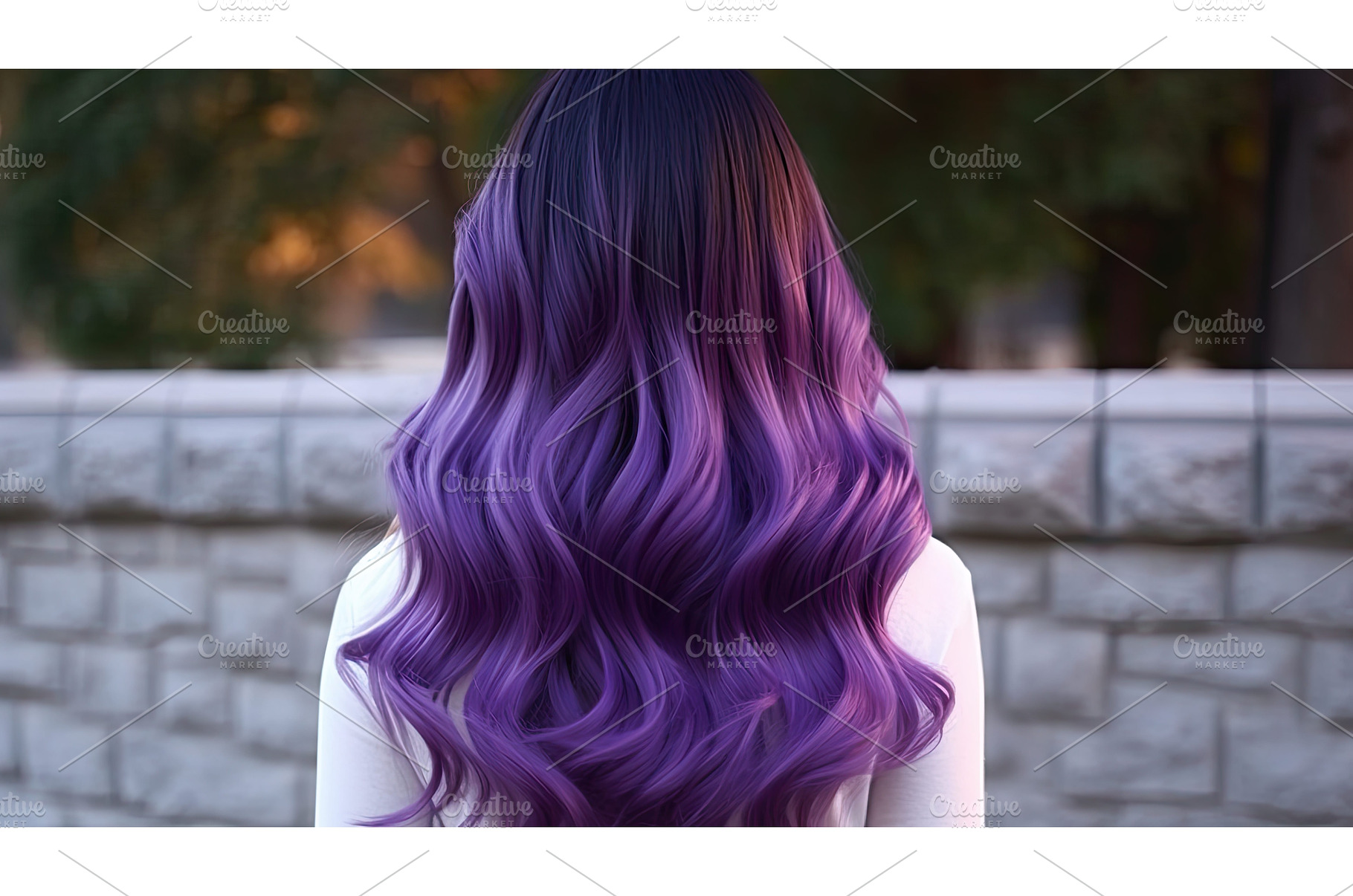 violet purple ombre ai generated, a Beauty & Fashion Photo by pikepicture
