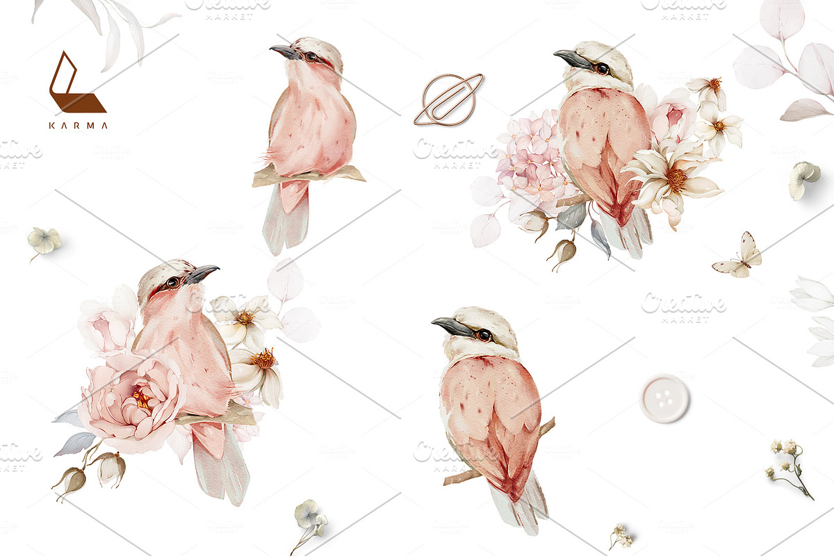 Fiona | Botanical set, a Decorative Illustration by Karma (Photo 22 of 36)