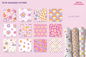 90s-Y2K Graphic Pattern Collection