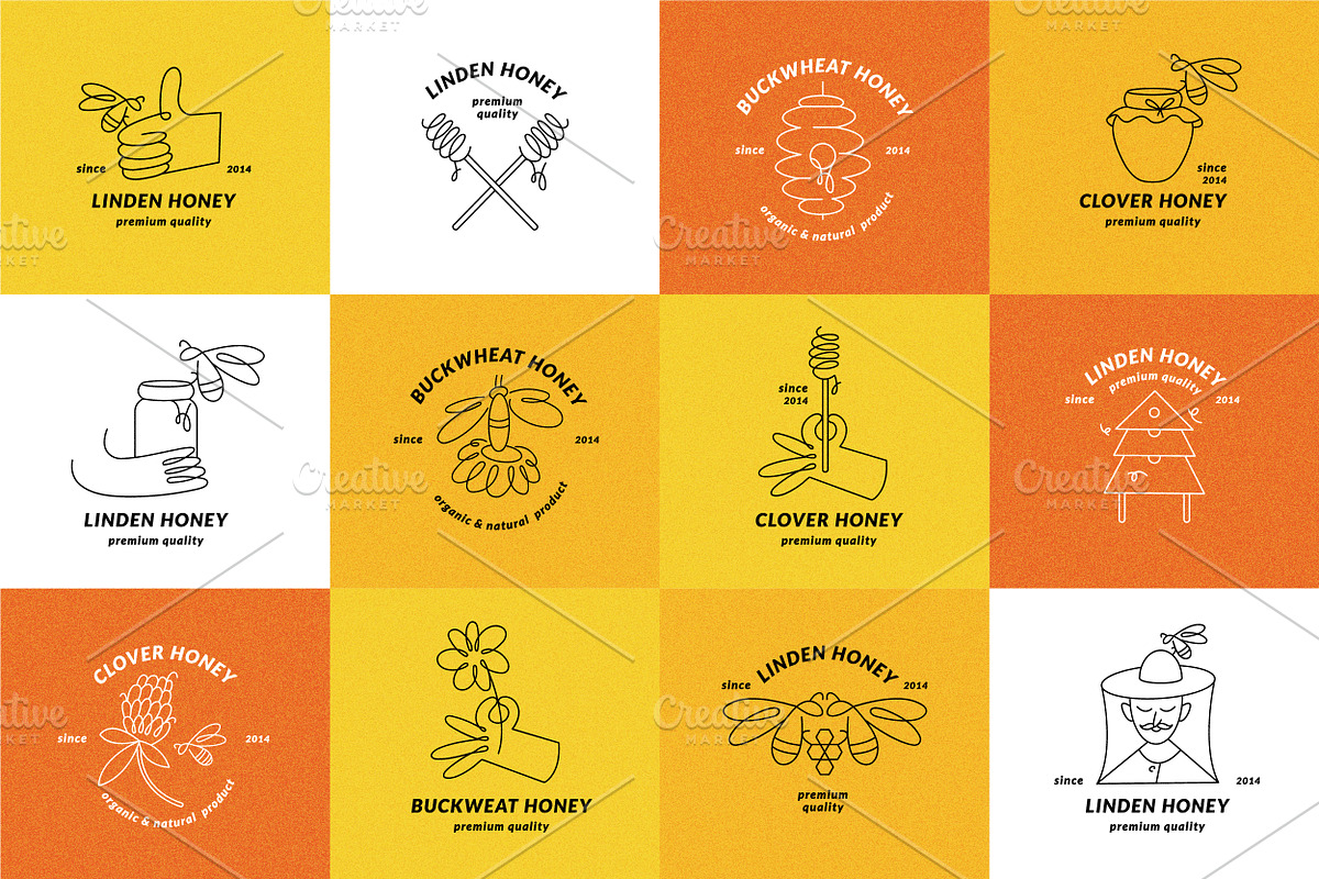Honey logos, a Branding & Logo Template by oxygen_8 (Photo 5 of 7)