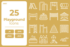 Playground Icons, an Icon by Tekuni