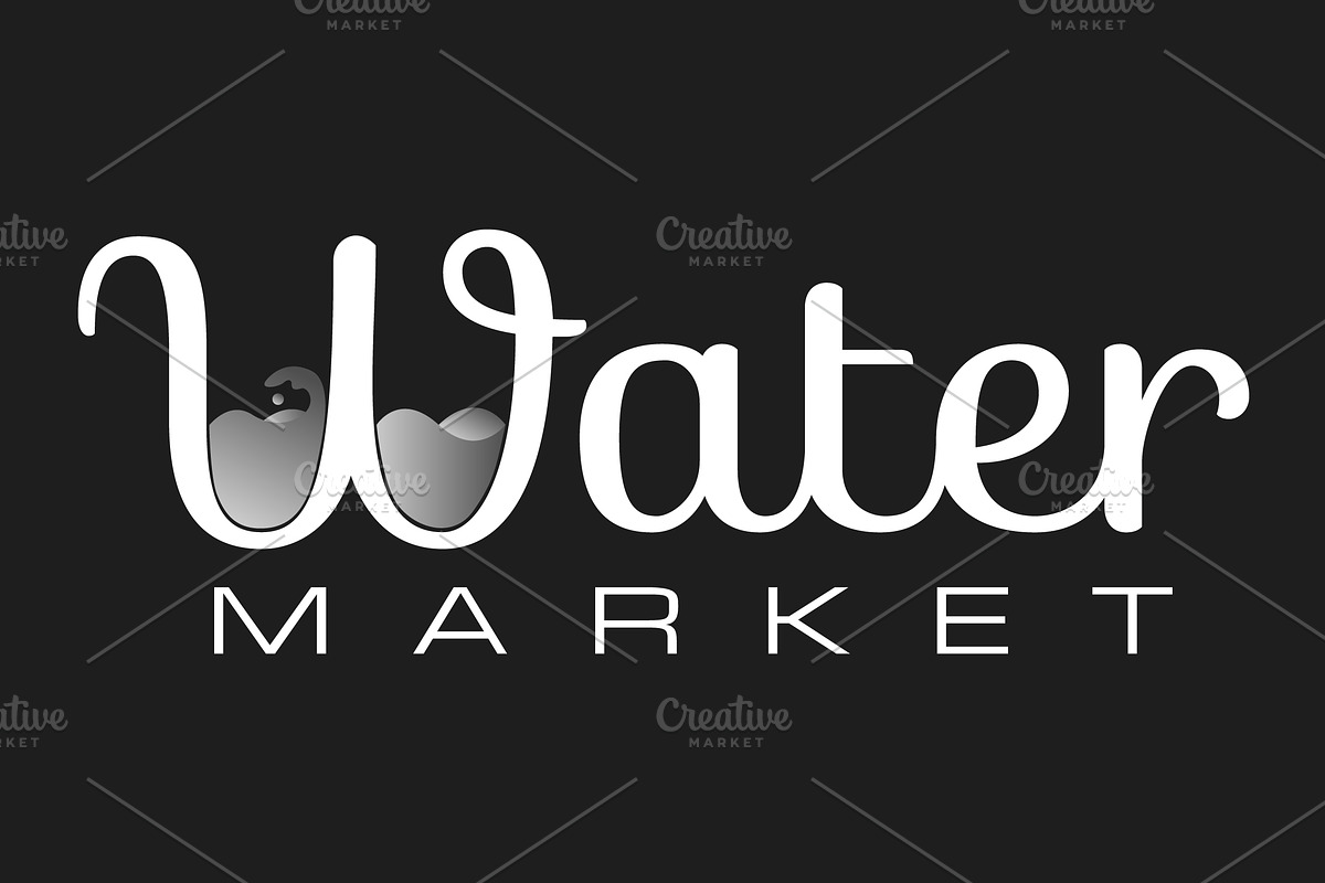 Water Market Template, a Branding & Logo Template by MaryHat Shop (Photo 5 of 5)