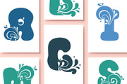 The Wave - Groovy Display Font, a Symbol Font by AnningArts (Thumbnail 2 of 7)