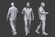 Lowpoly People Casual Pack Volume 8, a Characters & Person 3D Model by Kanistra Studio (Thumbnail 7 of 9)