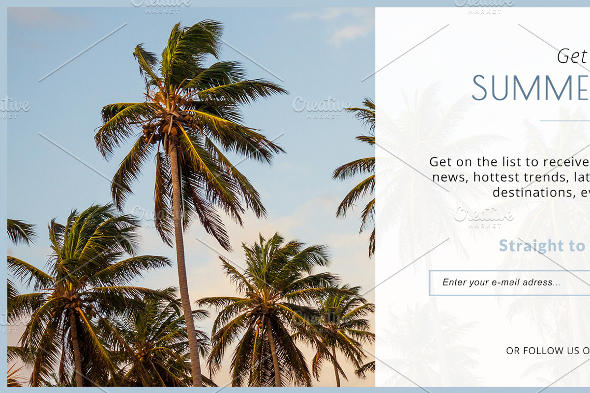 Four Summer Pop-up Edition Pack, an Email Template by Khryna Designs (Photo 1 of 4)