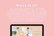 Cute Social Media Banners + Icons, a Social Media Template by SunshineStudioBoutique (Thumbnail 2 of 9)