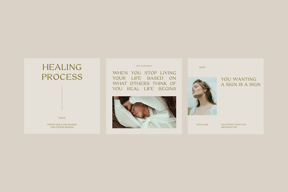 CANVA PS Instagram Templates Posts, a Social Media Template by Love Radiation Studio (Photo 5 of 16)
