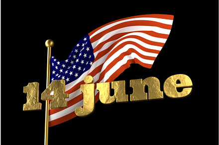 USA Flag Day . United States of