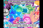 Procreate Halftone Photo Collage Set, a Brush Add-On by AlwaysBeColoring (Thumbnail 12 of 13)