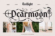 Dreamhour Typeface, a Blackletter Font by alit design (Thumbnail 5 of 20)