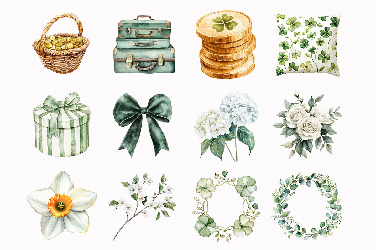 St Patrick’s Day Clipart, an Illustration by Design Market (Photo 4 of 5)