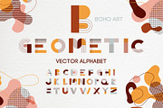 Geometric Alphabet - BOHO abstract, a Symbol Font by Iryna Danyliuk (Thumbnail 1 of 4)