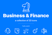 Business & Finance Icons, an Outline Icon by Sarunw (Thumbnail 1 of 5)