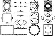 Art Deco/Nouveau Elements AI EPS PNG, a Decorative Illustration by FrankiesDaughtersDesign (Thumbnail 5 of 7)