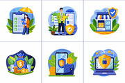 Insurance Illustration Art Set, a Healthcare Illustration by Prosymbols (Thumbnail 9 of 9)