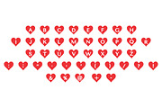 Magic Love Font, a Symbol Font by Fourteen Letter (Thumbnail 4 of 6)