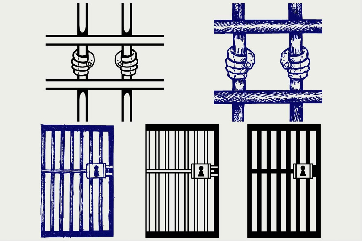 Prison SVG, an Outline Icon by LineworkStock
