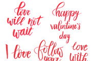 Watercolor set - Valentine's Day, a Decorative Illustration by Antikva17 (Thumbnail 3 of 7)