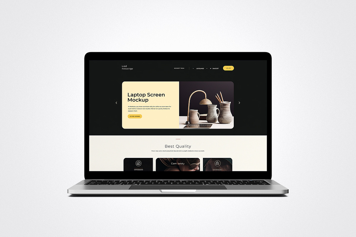Laptop & Website Screen Mockup, a Mac Mockup by Mockup Supper (Photo 4 of 15)