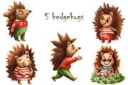 Forest Babies - Watercolor Set, an Animal Illustration by Mashamashastu (Thumbnail 3 of 10)