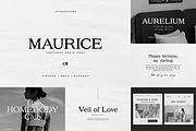Old Money Luxury Font Collection, a Serif Font by gafaroff studio (Thumbnail 7 of 19)