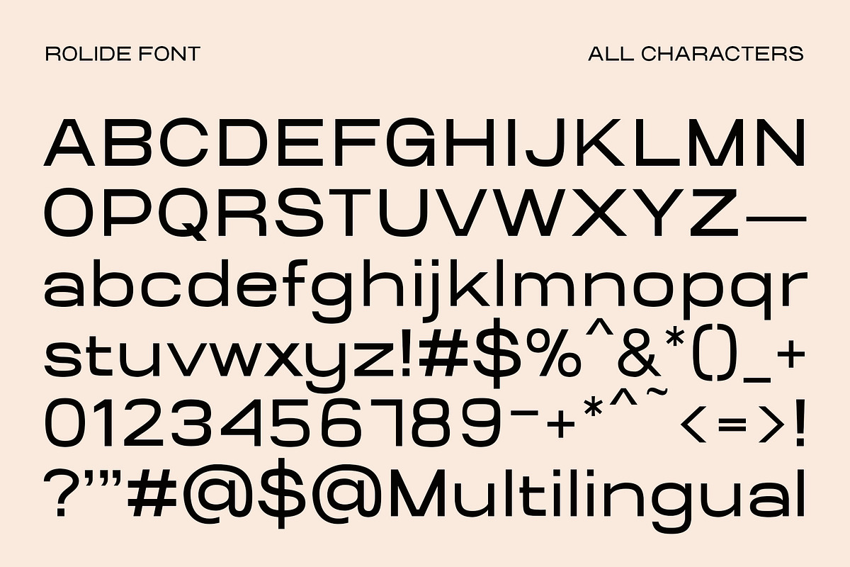 Rolide – Expanded Sans Serif, a Sans Serif Font by Craft Supply Co. (Photo 8 of 8)