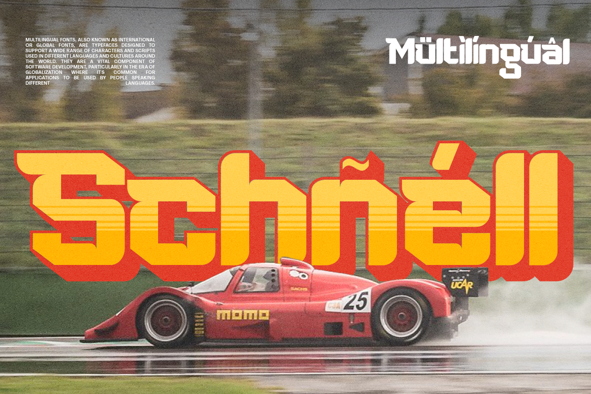 Speed Force - Sport Font, a Sans Serif Font by RagamKata (Photo 11 of 12)