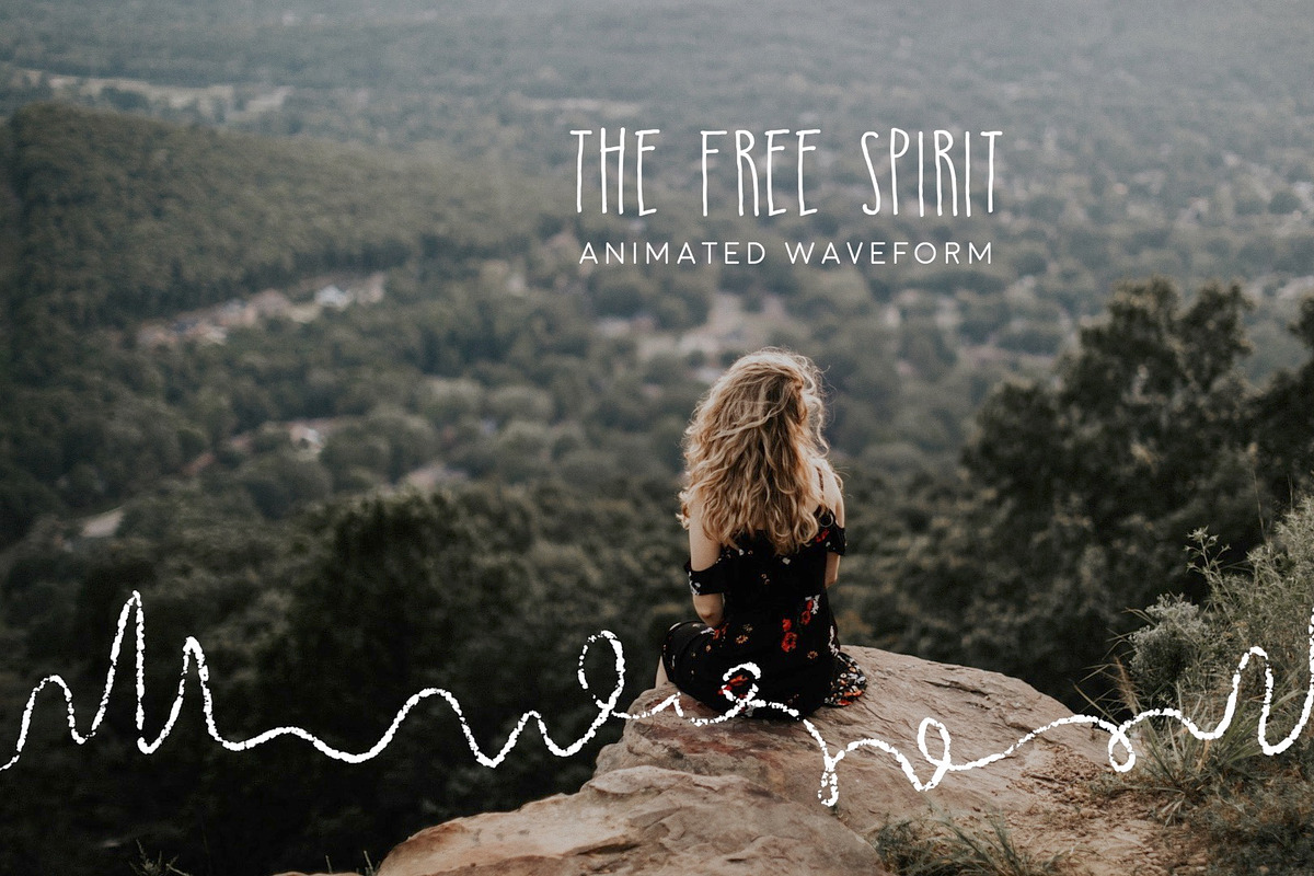 Animated Waveform // Free Spirit II, a Templates & Theme by Shotts Studios (Photo 1 of 2)