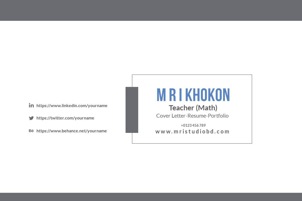 Simple CV ProwerPoint Tamplate, a Presentation Template by MRI STUDIO (Photo 2 of 7)