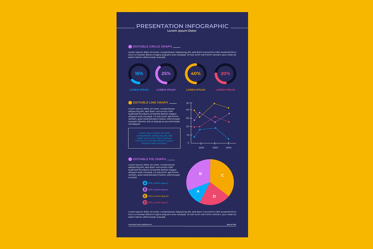 Business Data Infographic, a Templates & Theme by studiogstock (Photo 2 of 3)