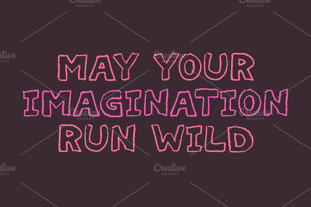 Kindergarten Krayon Font, a Font by Mint Pixels (Photo 5 of 7)