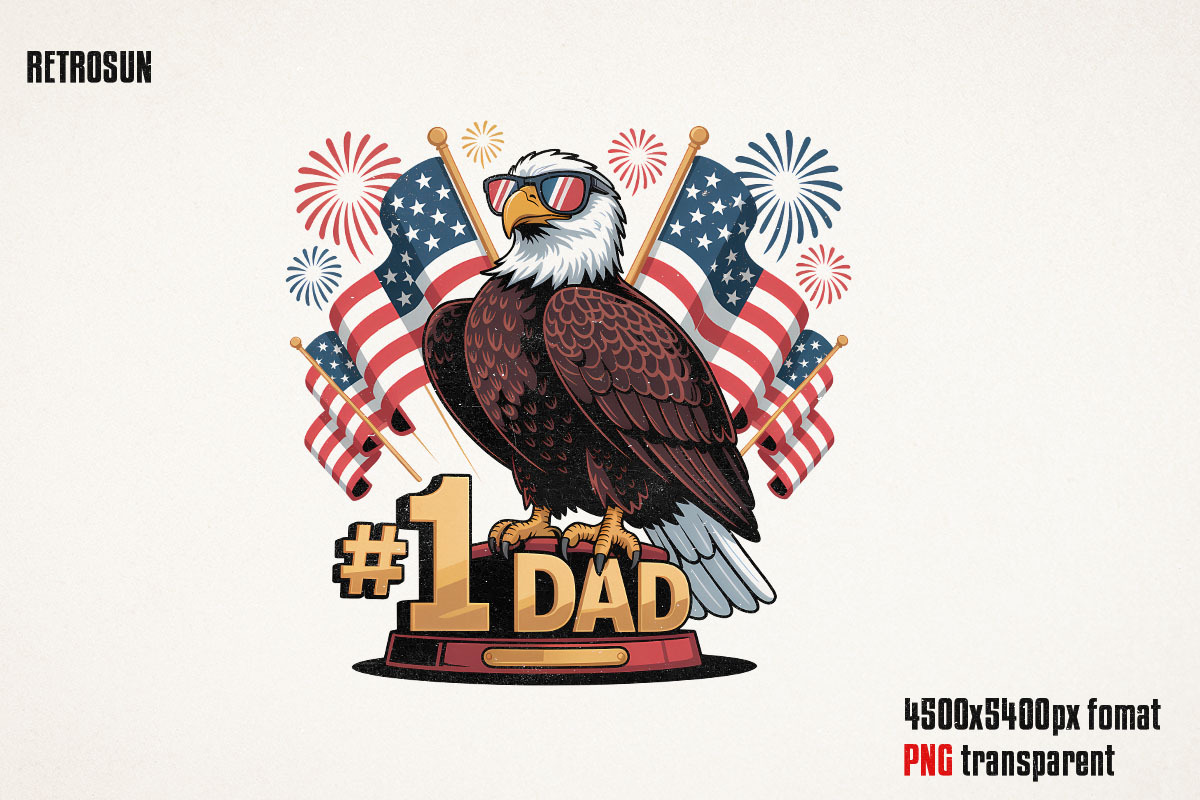 4th of July Father’s Day PNG Bundle, an Object Graphic by GlitterCraft (Photo 32 of 61)