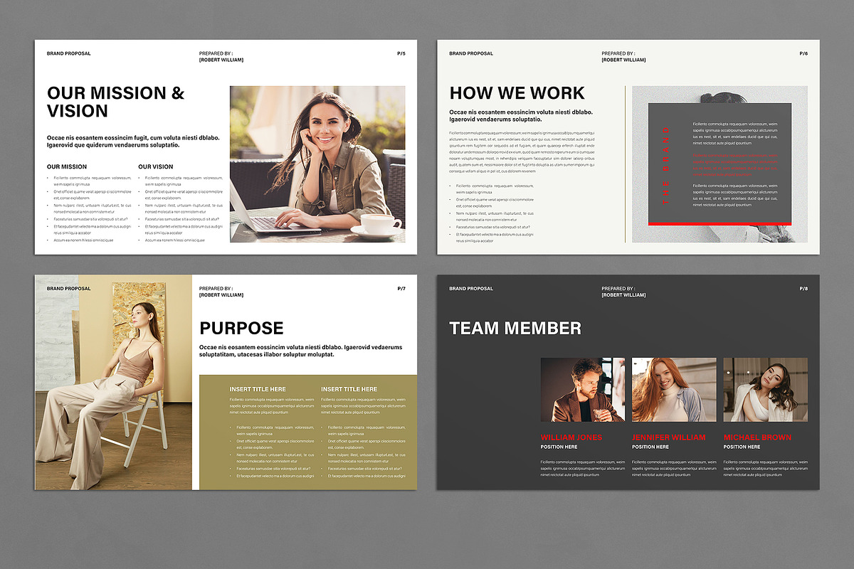 Brand Proposal Presentation Template preview 3